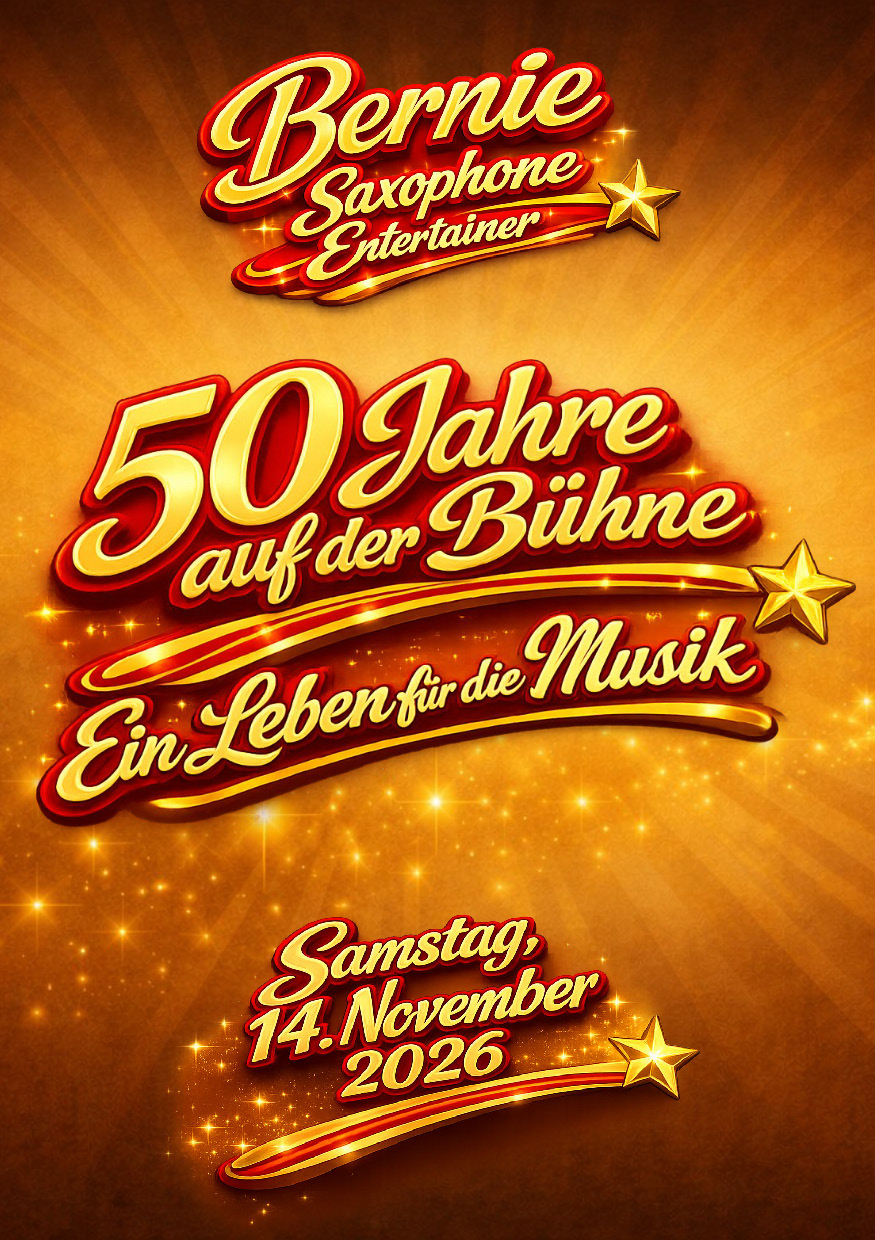 Flyer Bernie 50 Jahre