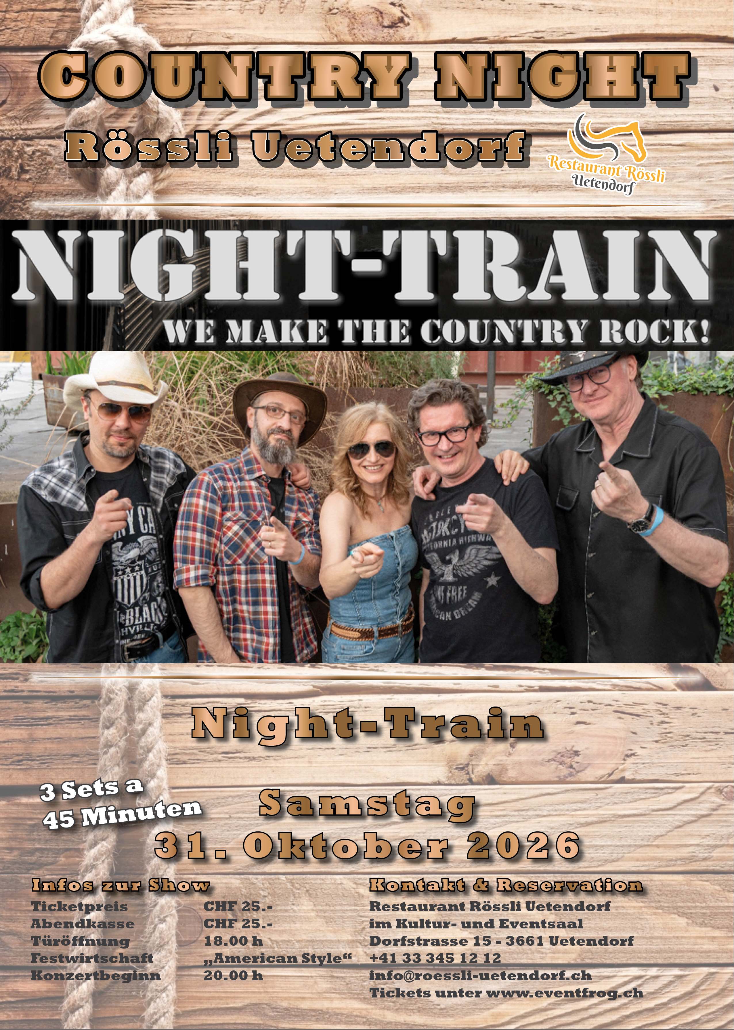 Country Night Flyer Night Train