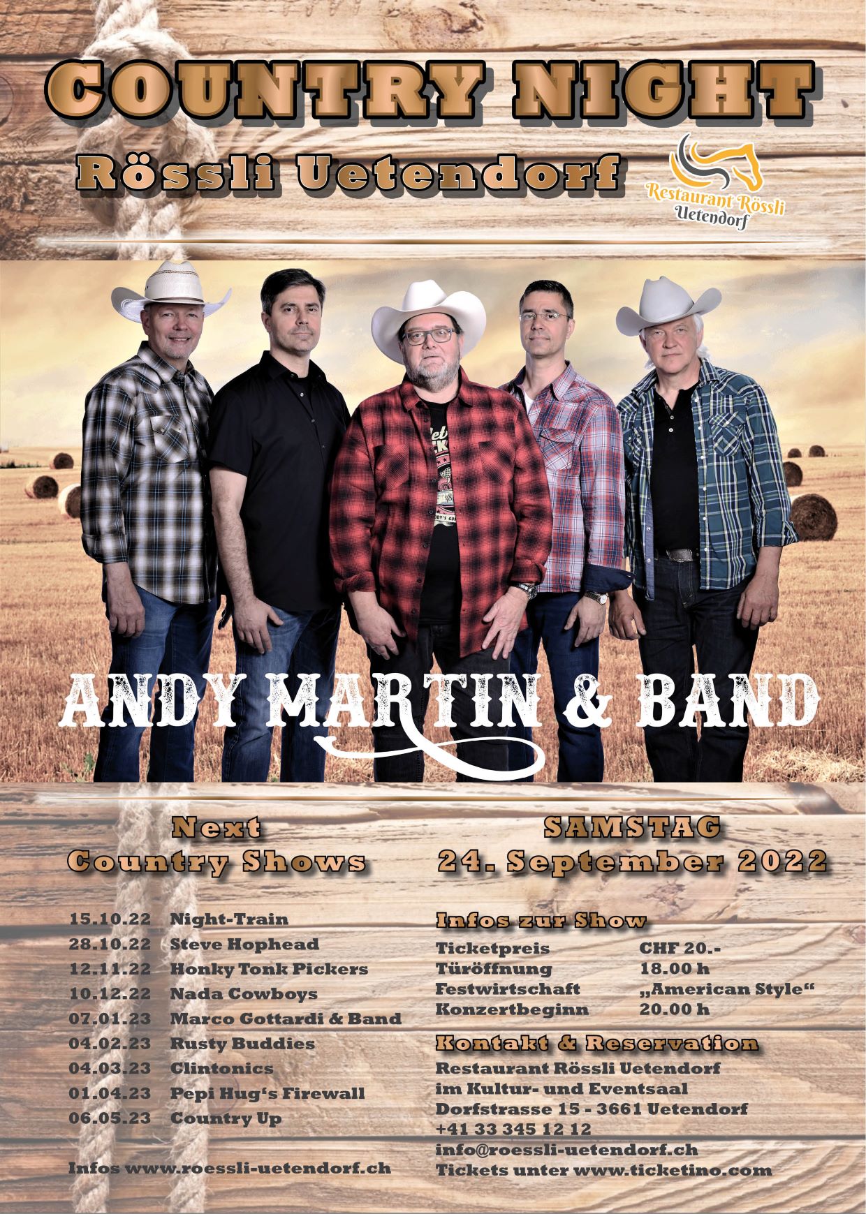 Country Night Flyer Andy Martin 24.09.2022 kleiner